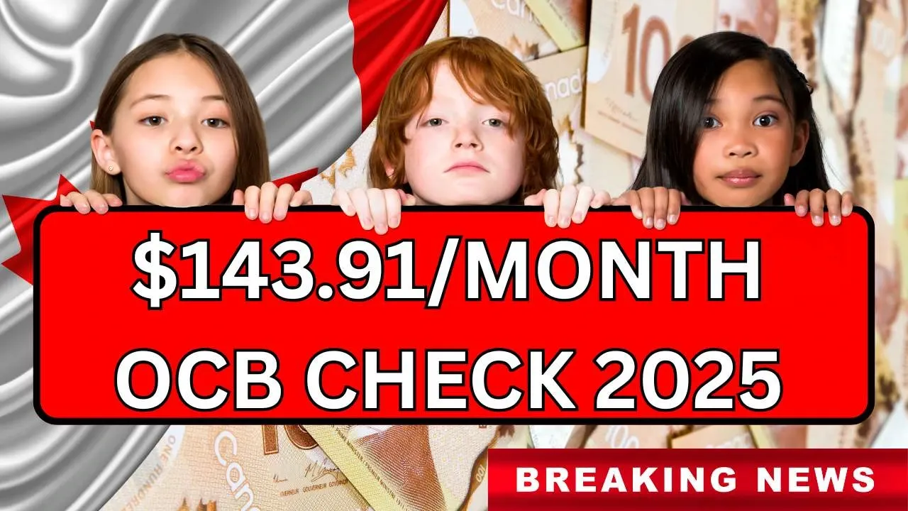 $143.91Month OCB Check 2025