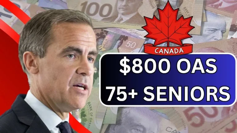 $800 OAS For 75 Seniors In 2025
